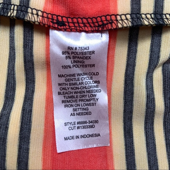 Vd Valerie Bertinelli  maxi dress woman’s size 6 Sleeveles  Long - Picture 9 of 9